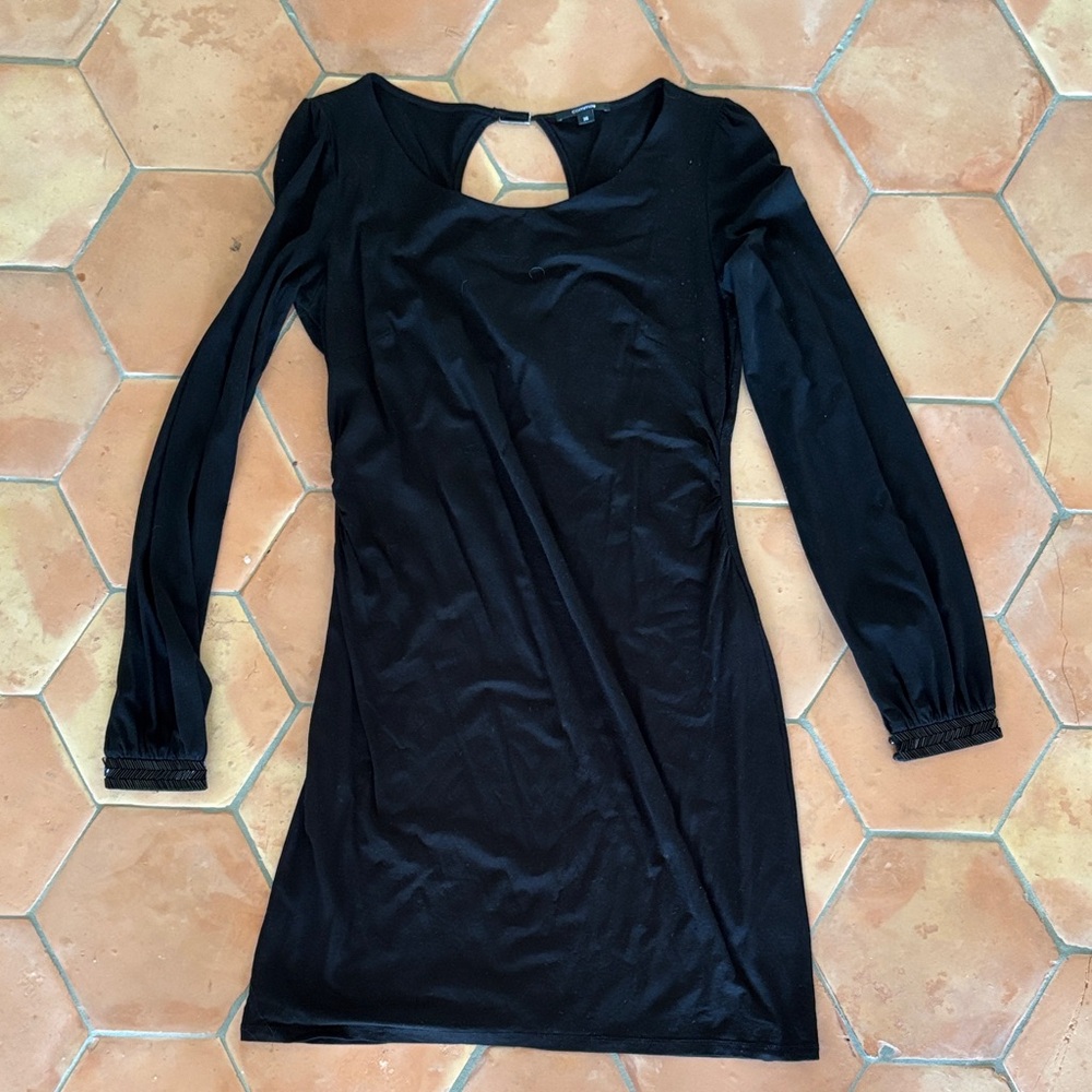 Comma, | Little black dress with keyhole back | sz 38